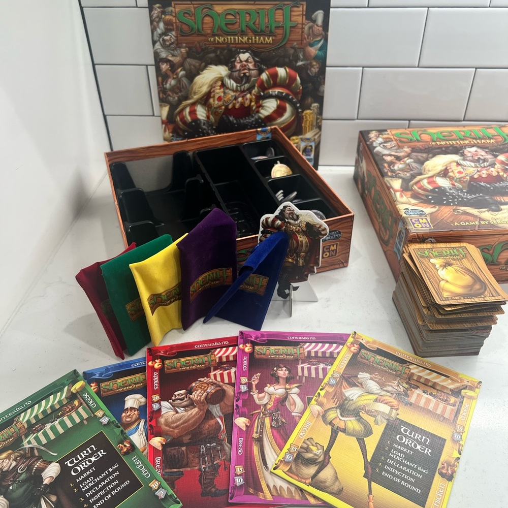 Sheriff Of Nottingham Board Game Bluffing Bribery CMON Edition - Picture 3 of 7